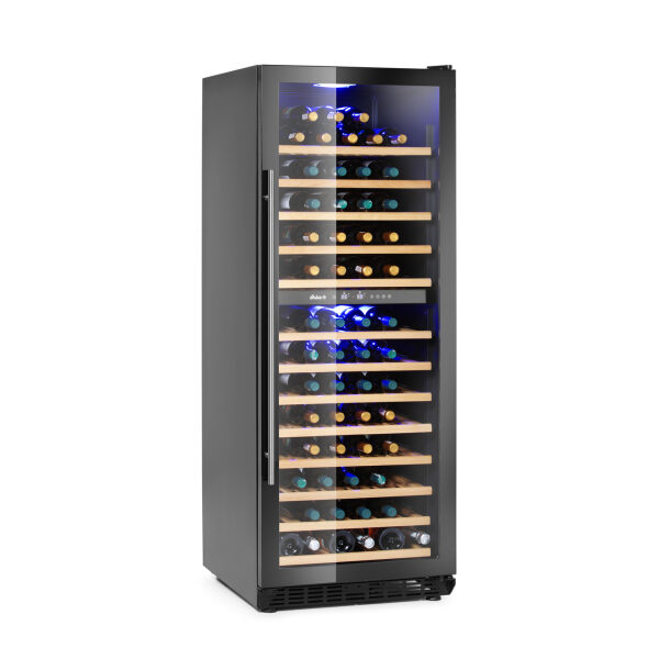 cantinetta-vini-due-zone-135-bottiglie-illuminazione-led-chiusa